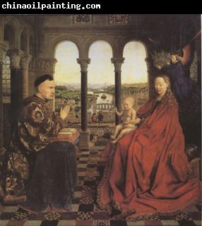 Jan Van Eyck The Virgin of Chancellor Rolin (mk05)