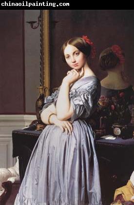 Jean Auguste Dominique Ingres Portrait of Vicomtesse Louise-Albertine d'Haussonville (mk04)