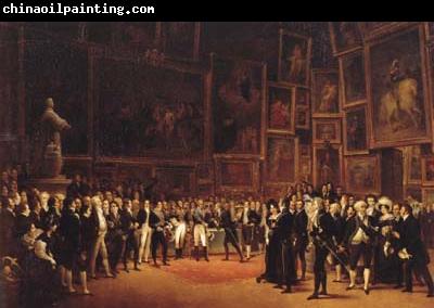 Jean Auguste Dominique Ingres Charles X Bestwing Honors on the Artists of the Salon of 1824,1827 (mk04)