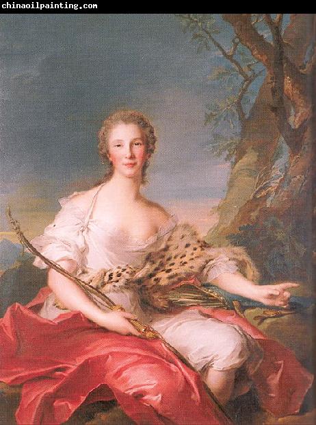 Jean Marc Nattier Madame Bouret as Diana