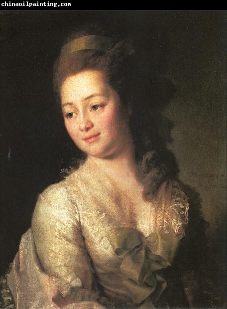 Levitsky, Dmitry Portrait of Maria Dyakova