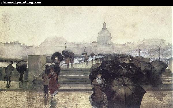 Lungren, Fernand Harvey Paris Street Scene