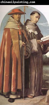 MORETTO da Brescia Bonaventure and Anthony of Padua (mk05)