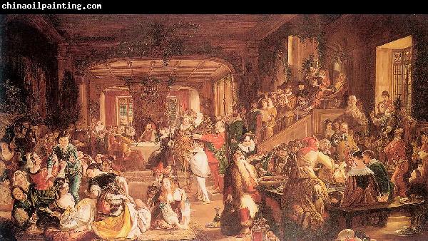 Maclise, Daniel Merry Christmas in the Baron's Hall