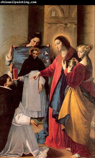 Maino, Juan Bautista del The Virgin Appears to a Dominican Monk in Seriano