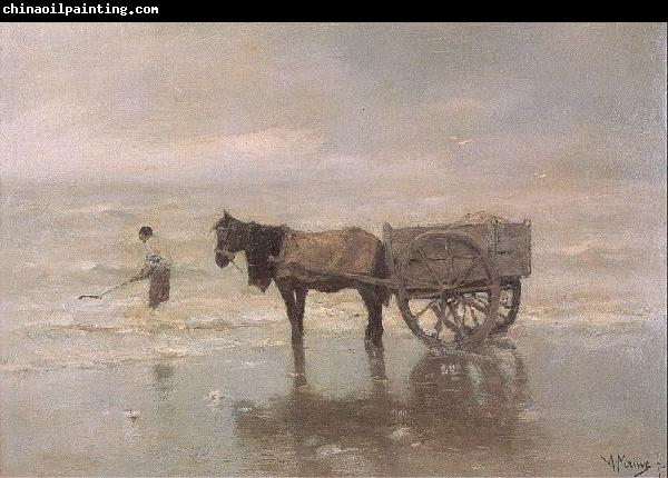 Mauve, Anton Gathering Seaweed