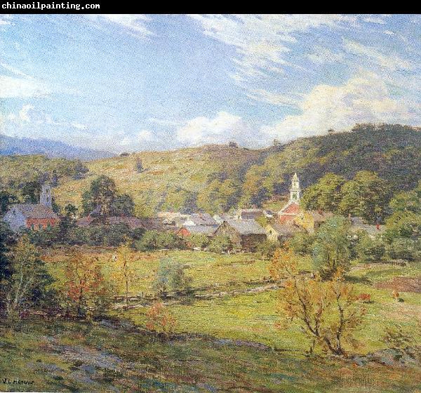 Metcalf, Willard Leroy The Village- September Morning