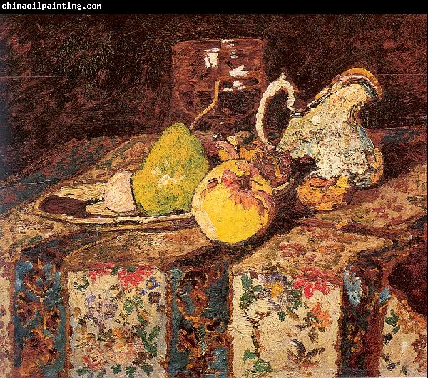 Monticelli, Adolphe-Joseph Still Life with White Pitcher