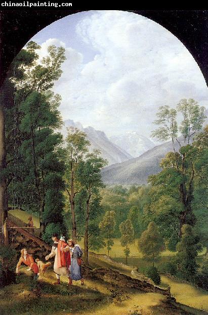 Olivier, Johann Heinrich Ferdinand Landscape near Berchtesgaden