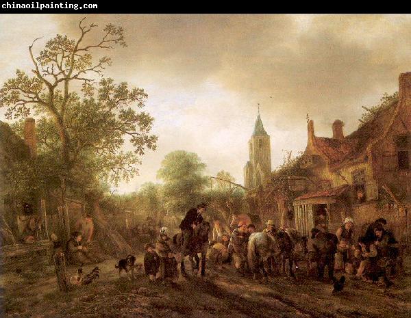 Ostade, Isaack Jansz. van The Halt at the Inn