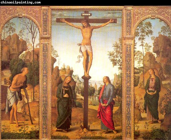 PERUGINO, Pietro The Crucifixion with the Virgin and Saints