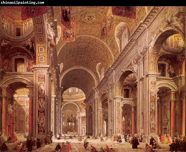 Panini, Giovanni Paolo Interior of Saint Peter's, Rome