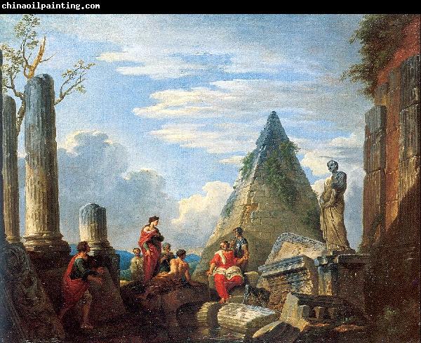 Panini, Giovanni Paolo Roman Ruins with Figures