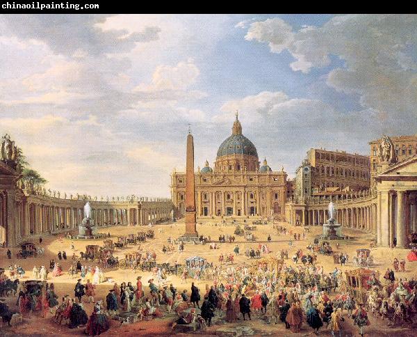 Panini, Giovanni Paolo Departure of Duc de Choiseul from the Piazza di St. Pietro