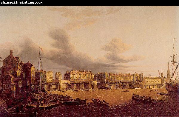 Paul, John View of Old London Bridge as it was in 1747