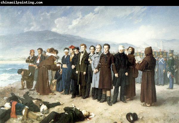 Perez, Antonio Gisbert The Execution of Torrijos and his Companions