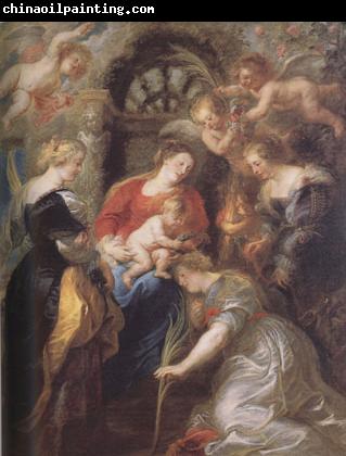 Peter Paul Rubens The Coronation of St Catherine (mk01)