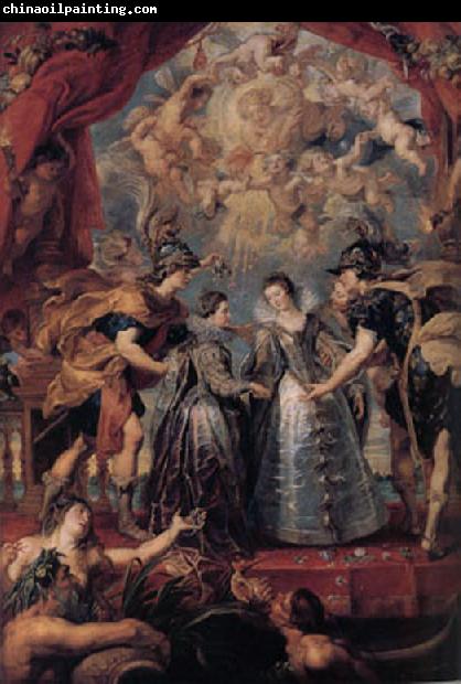 Peter Paul Rubens The Excbange of Princesses (mk01)