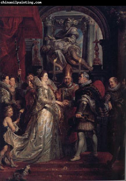 Peter Paul Rubens The Wedding by Proxy of Marie de'Medici to King Henry IV (MK01)