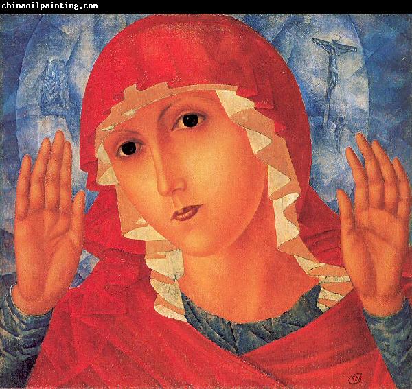 Petrov-Vodkin, Kozma Our Lady- Tenderness of Cruel Hearts