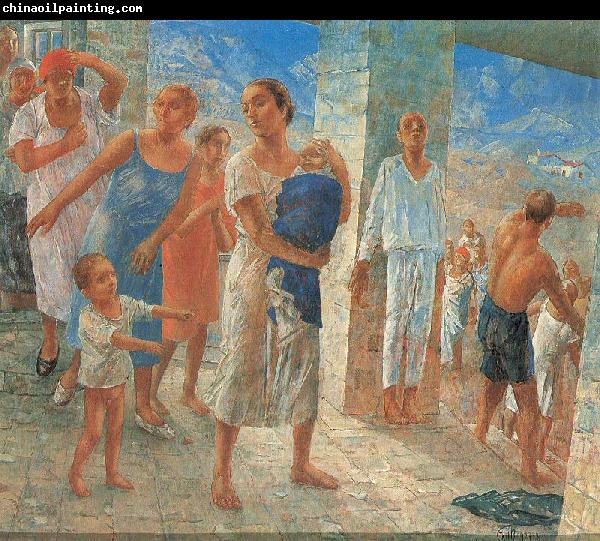 Petrov-Vodkin, Kozma Earthquake in the Crimea