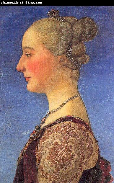 Pollaiuolo, Piero Portrait of a Young Woman