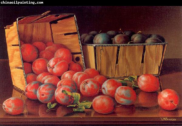 Prentice, Levi Wells Baskets of Plums on a Tabletop