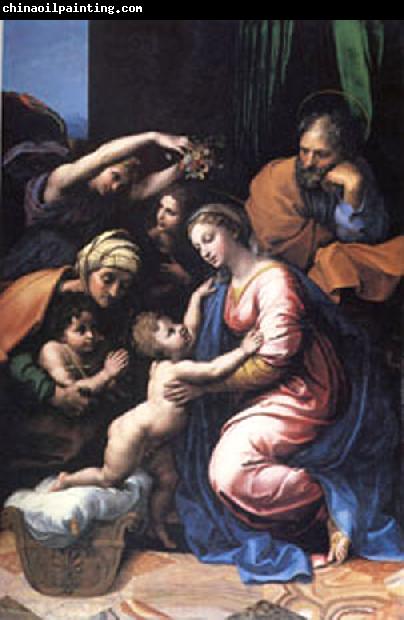 Raphael The Holy Family,known as the Great Holy Family of Francois I (mk05)