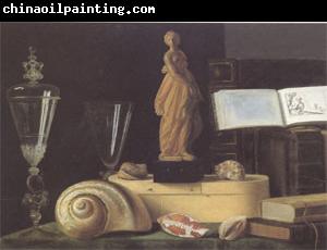 Sebastian Stoskopff Still Life with a Statuette and Shells (mk05)