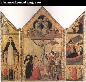 Shool of Bologna Triptych with the Crucifixion (mk05)