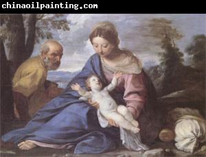 Simone Cantarini,Called Il Pesarese Rest on the Flight into Egypt (mk05)