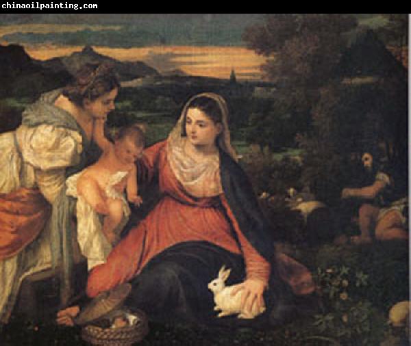 Titian The Virgin with the Rabit (mk05)