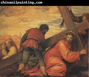 Veronese and Studio rJesus Falls under the Weight of the Cross (mk05)