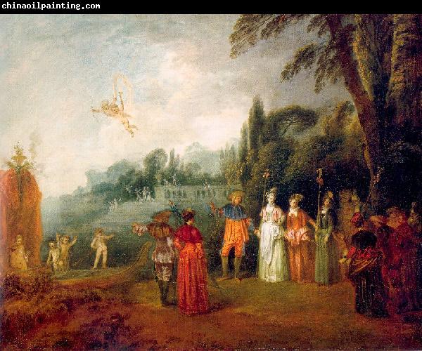 WATTEAU, Antoine The Island of Cythera