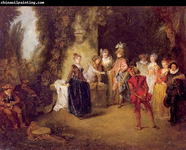 WATTEAU, Antoine The French Theater