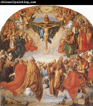 Albrecht Durer The Adoration of the Trinity (mk08)