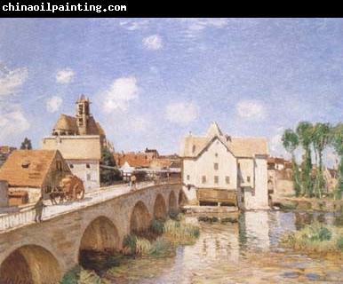 Alfred Sisley The Bridge of Moret (mk09)