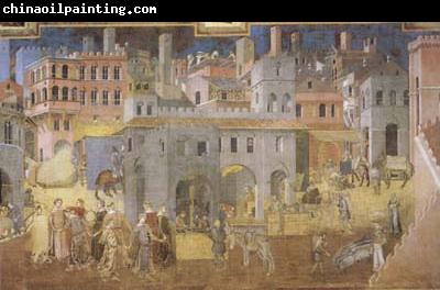 Ambrogio Lorenzetti Life in the City (mk08)