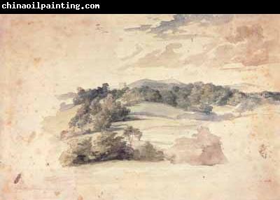 Anthony Van Dyck Hilly landscape with trees (mk03)