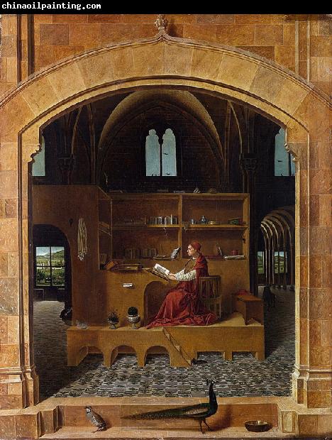 Antonello da Messina St Jerome in His Study (mk08)