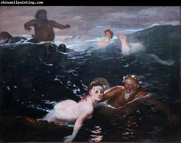 Arnold Bocklin The Waves (mk09)