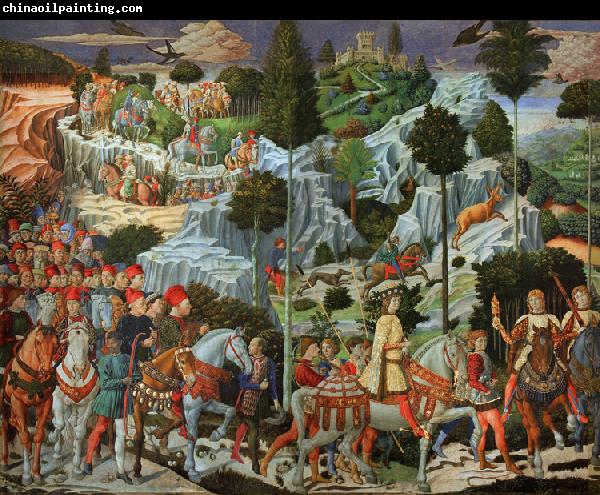 Benozzo Gozzoli Procession of the Magi (mk08)