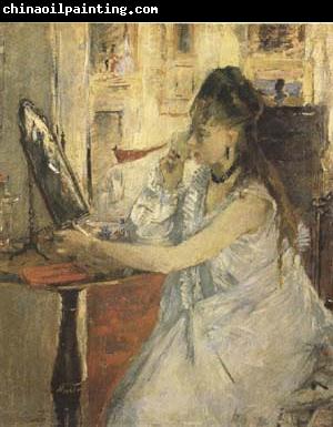 Berthe Morisot Young Woman Powdering Herself (mk09)