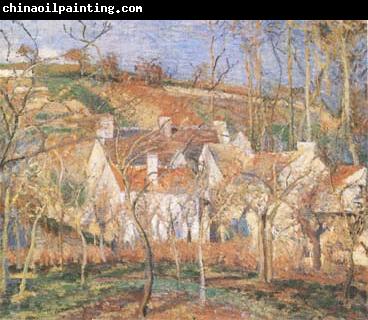 Camille Pissarro Red Roofs(Village Cornet,Impression of Winter) (mk09)