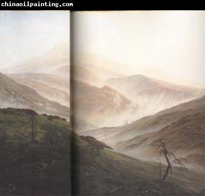 Caspar David Friedrich Mist Rising in the Riesengebirge (mk10)