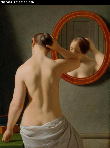 Christoffer Wilhelm Eckersberg Nude (Morning Toilette) (mk09)