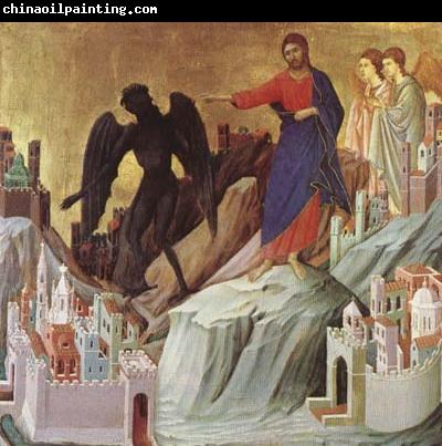 Duccio di Buoninsegna The Temptation of Christ on the Mountain (mk08)