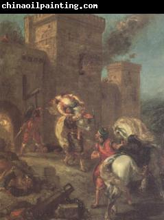 Eugene Delacroix Rebecca Abducted by the Templar (mk05)