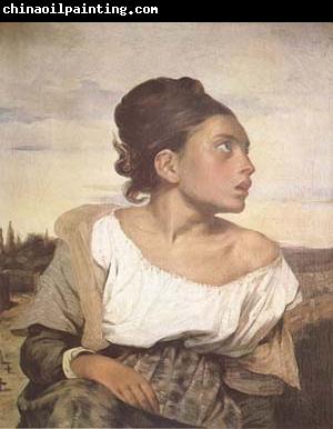 Eugene Delacroix Orphan Girl at the Cemetery (mk09)