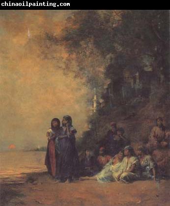 Eugene Fromentin Eqyptian Women on the Edge of the Nile (san12)